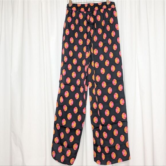 Tucker NYC Camilla Pant Citrus Geo in Stretch Georgette Silk Printed - Picture 5 of 9
